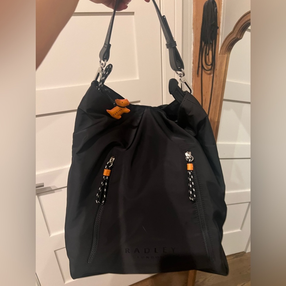 Radley London Back Pack/Shoulder nylon bag, never used. Originally $175!
